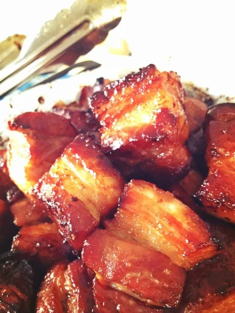 ☆豚焼きました(´･Д･)」！☆|おかちまいさん