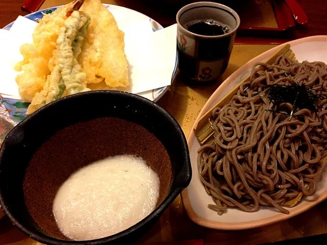 Tororo soba tempura!For my Dinner!!!!!:)|Dezza Tsuchiyaさん