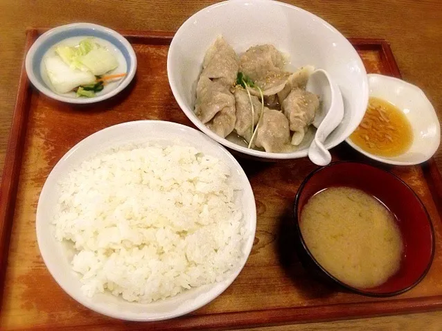 水餃子定食|あやさん