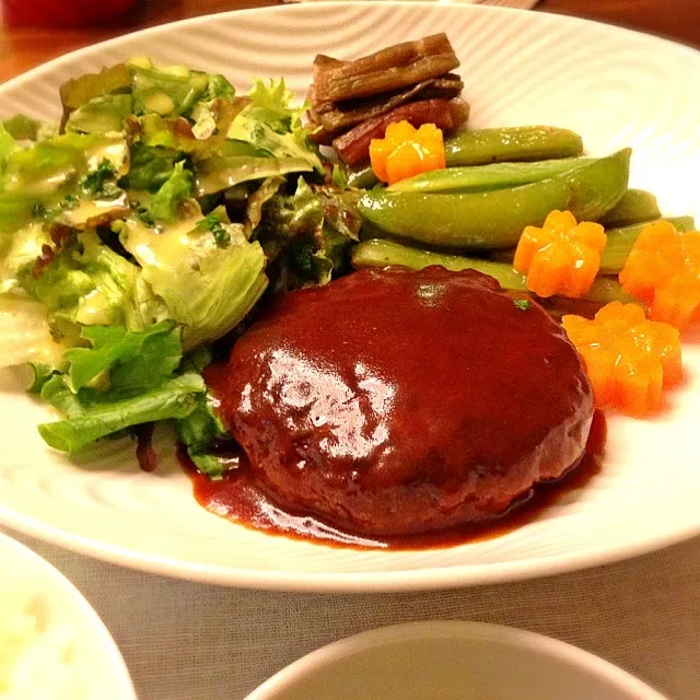 晩ご飯はハンバーグ|長谷川裕子さん