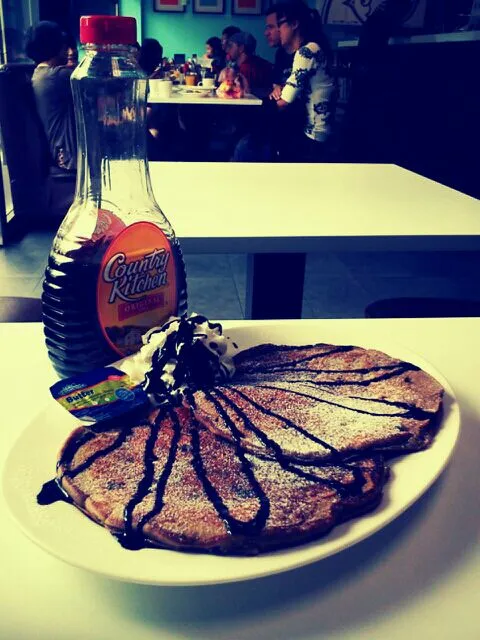 chocolate pancakes!|ChingKuさん