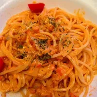 ウニのクリームソースパスタ(・ω・)ノ|うさみさん