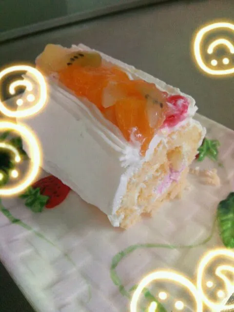 ｼﾞｬｯｸくんの誕生日ケーキ(･∀･｡U)|ゆーきんぎょさん