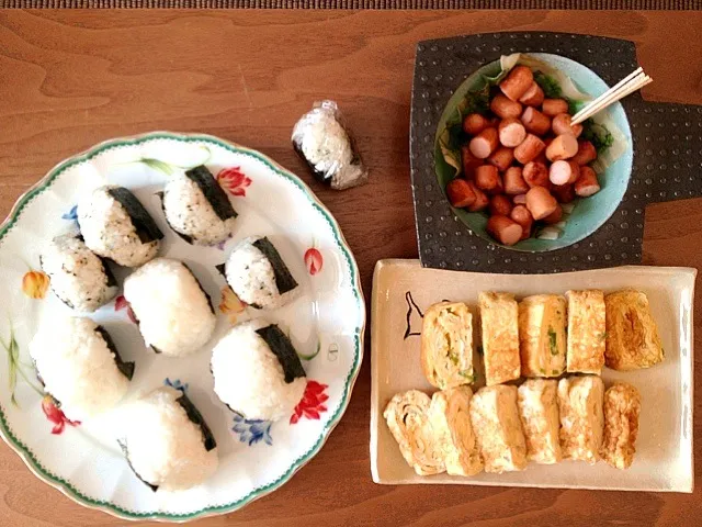 Snapdishの料理写真:友達の🏠でランチ🍙|keikovsangelさん