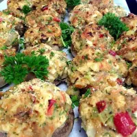 Snapdishの料理写真:Vegan "lobster" Stuffed Mushrooms|erinさん