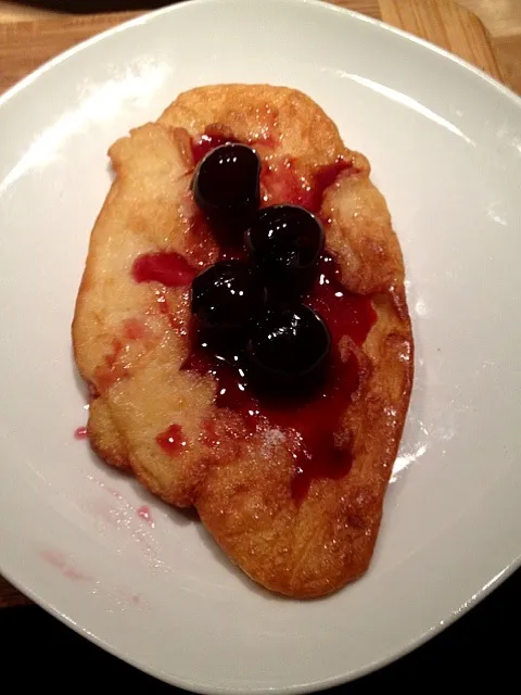 Mongolian Pancake with Amarena cherries|Generaalさん