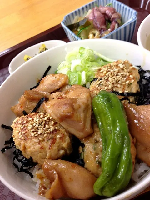 焼き鳥つくね丼|Yumie Hironakaさん