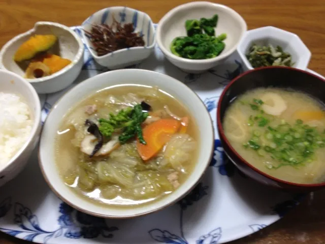 白菜の中華煮定食|ひろりんさん