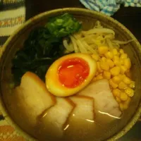 簡易焼豚で本気のインスタントラーメン|まめじろうさん