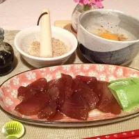 Snapdishの料理写真:びんちょうマグロのヅケ😍|ひとみさん