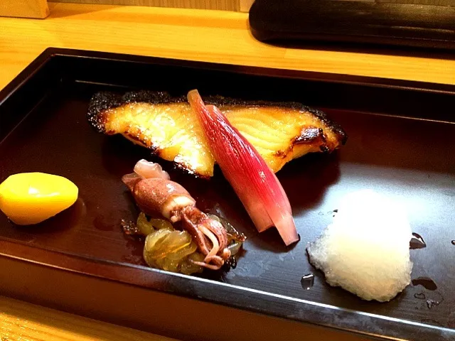 Grilled pickled cod with Saikyo miso.|do dyuさん