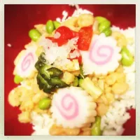 Snapdishの料理写真:Miso shrimp on rice|Alexandra Einessさん