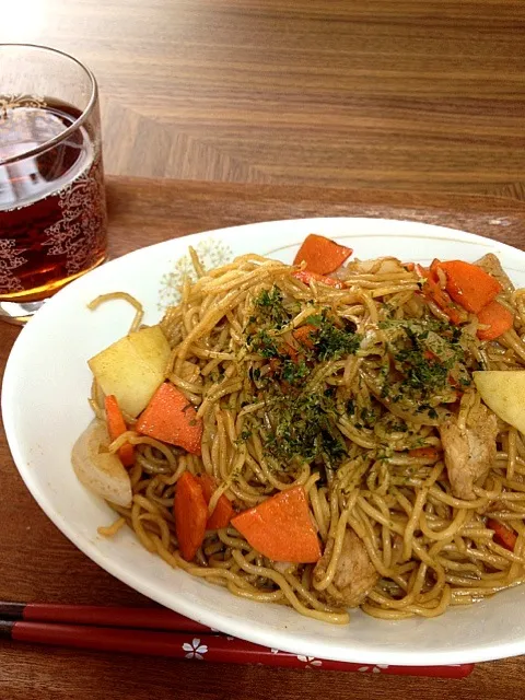 ポテト入り焼きそば|はなままさん