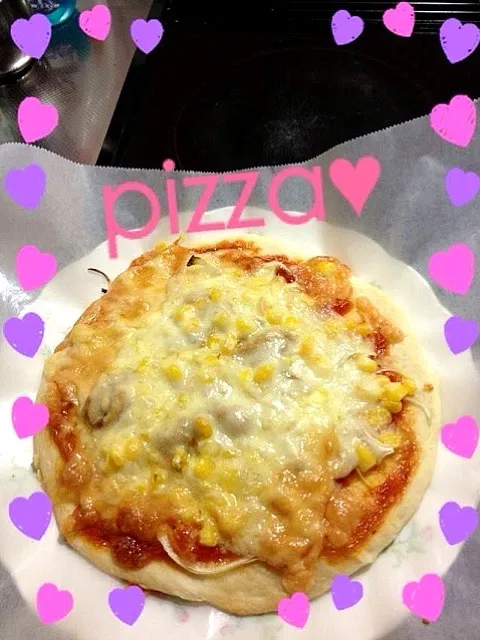 Snapdishの料理写真:ピザ♥|さよさん