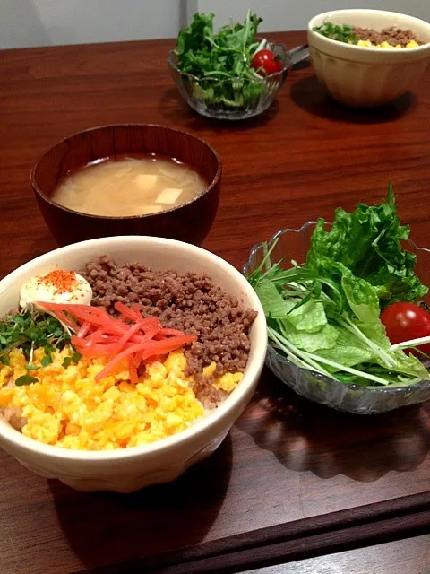 そぼろ丼|さやかさん