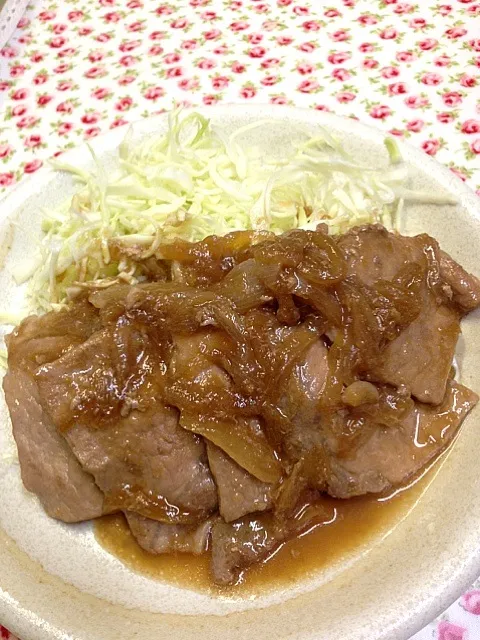 豚の生姜焼き|あっこぷーさん