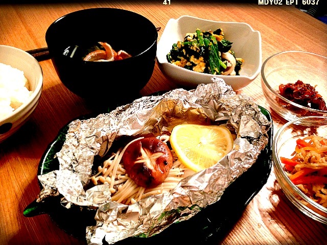 タラのホイル焼き定食 Kazukazumama Snapdish スナップディッシュ Id 1vzdta