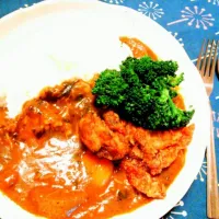 唐揚げトッピングカレーライス