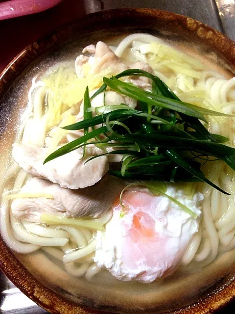 あっさり鶏生姜うどん|ゆっこさん