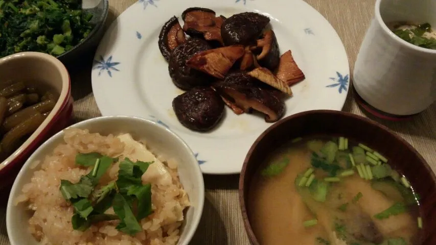 山の幸の晩ご飯|TOMさん