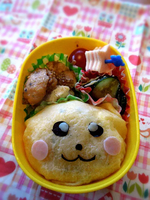 Snapdishの料理写真:小2な娘のピカチュウな学童お弁当。|みりん。さん