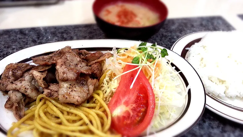 からし焼き定食|さとしさん