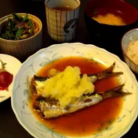 鰯の甘酢煮定食|よっしーさん