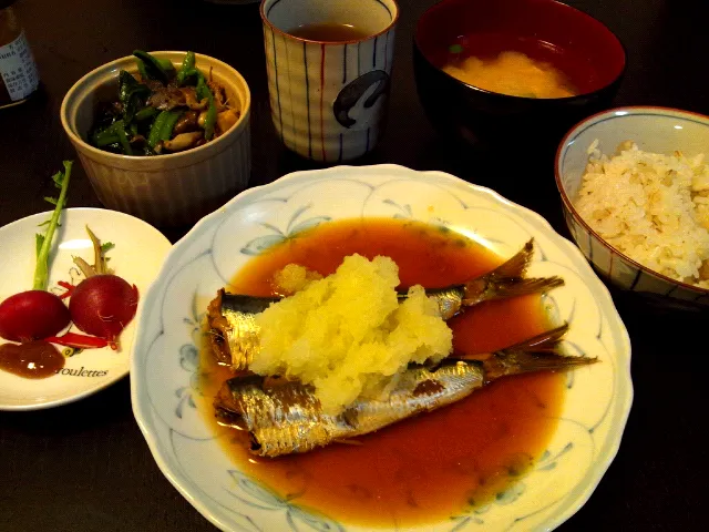 鰯の甘酢煮定食|よっしーさん