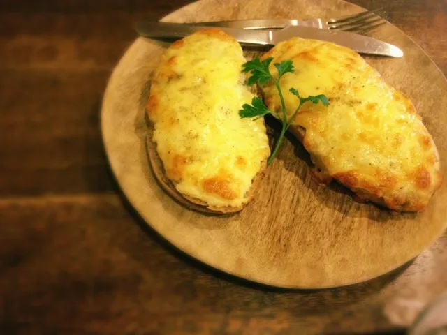 クロックムッシュのランチ|めぐりんさん