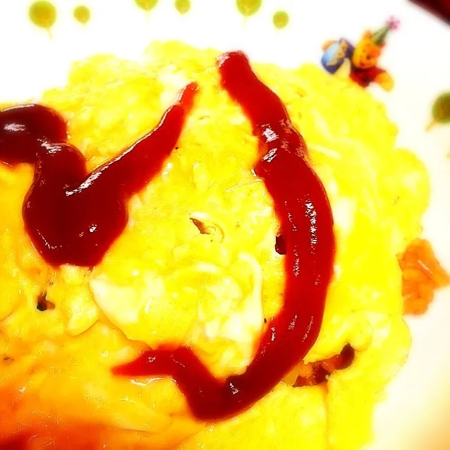 Snapdishの料理写真:Omelette with rice♡|あかりさんさん