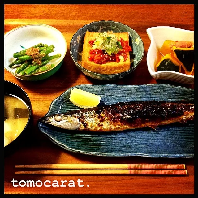 さんまの塩焼き定食|tomocarat.さん