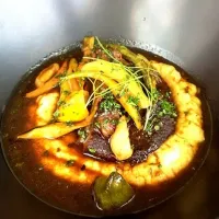 Snapdishの料理写真:Wagyu beef cheek on polenta|Shing Tayさん