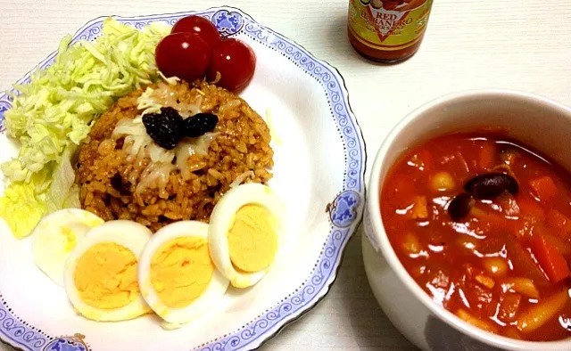 ジャンバラヤとミネストローネ(*^o^*)🍴|みゆき🍀さん