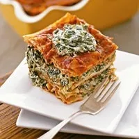 Snapdishの料理写真:Vegan Tofu Spinach lasagna w/ homemade sauce|carrieさん