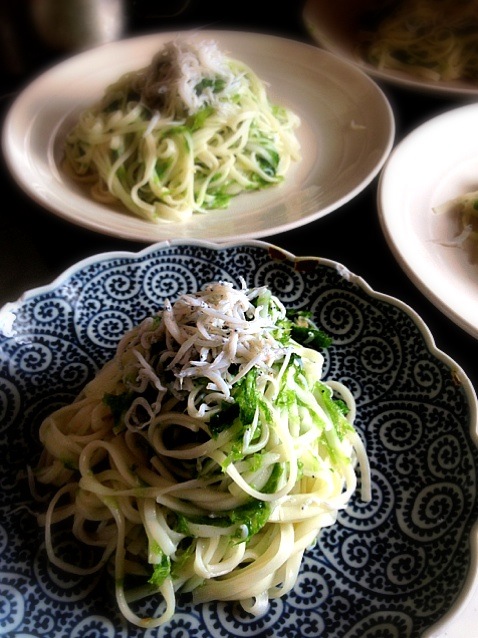 アオサとしらすのパスタ風乾麺うどん ひとみ Snapdish スナップディッシュ Id Yehwja