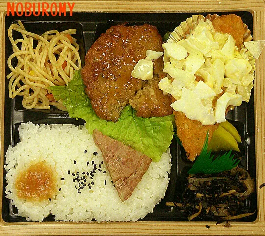 ハンバーグ・魚フライ弁当|NOBUROMYさん