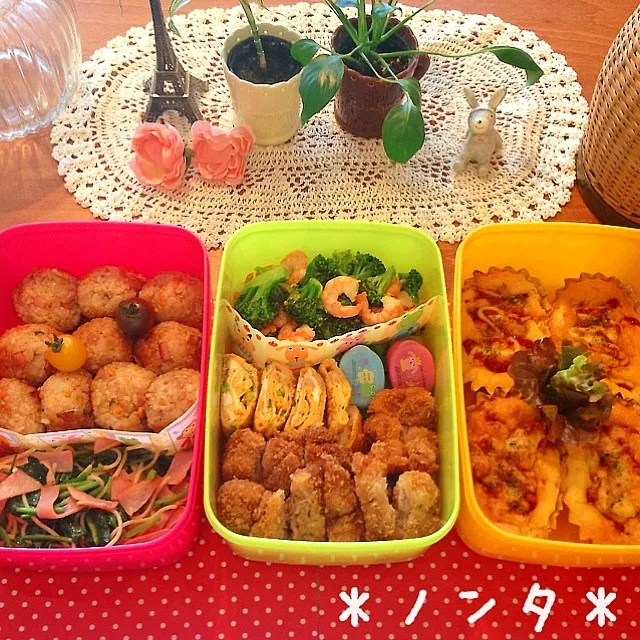 Snapdishの料理写真:お花見に行って来まーす♡|＊ノンタ＊さん