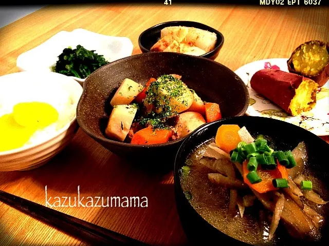 里芋と豚肉の煮物|kazukazumamaさん