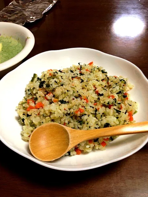 ほうれん草の炒飯|いとさん