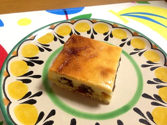 Rum raisin baked cheesecake :)|mさん