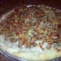 smothered hash breakfast pizza|laura risolaさん