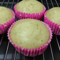 Green Tea Steamed Cakes 抹茶蒸しパン