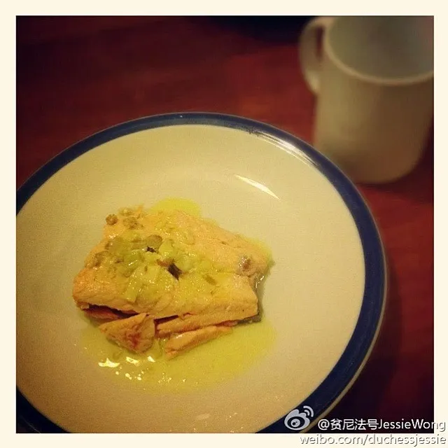 Snapdishの料理写真:Fried salmon with lemon sauce|Jessie Wongさん