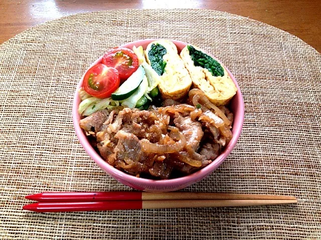 豚の生姜焼き弁当|信太郎さん