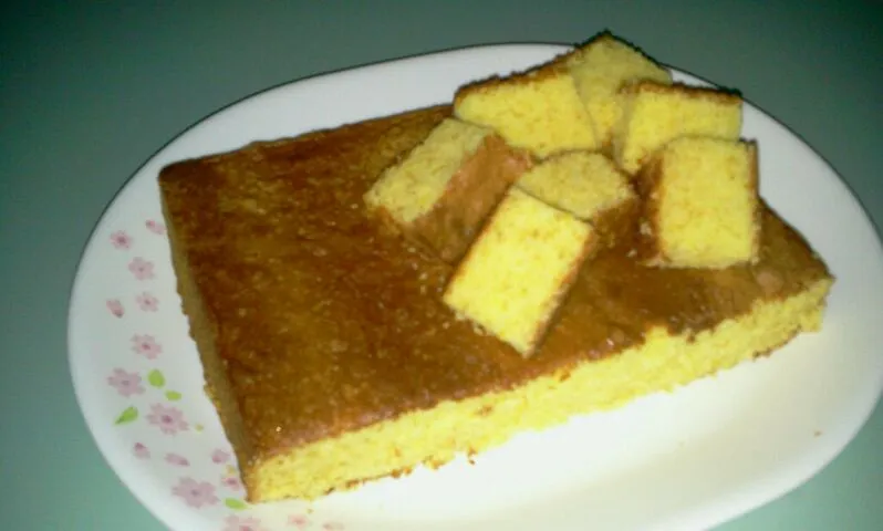 Snapdishの料理写真:delicious orange cake|mazliza ahmadさん