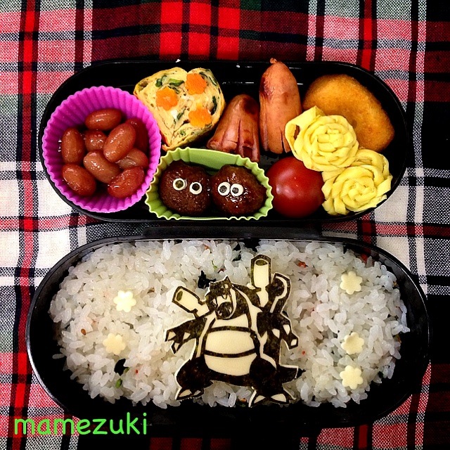 キャラ弁 ポケモン カメックス ヒロヾ ๑ ﾉ Snapdish スナップディッシュ Id Kbqp5a