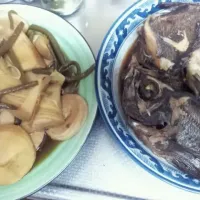 筍とフキ煮物・メバル煮付け|ちぃさん