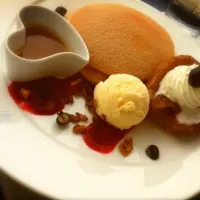 Snapdishの料理写真:apple n cinnamon pancake|まなさん