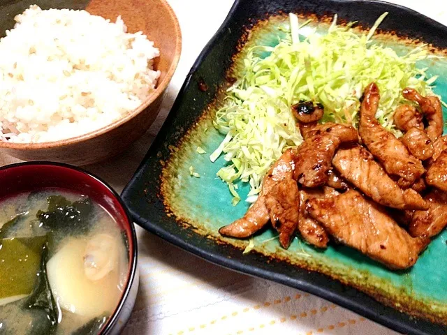 今夜のごはん トンテキ🐷|ゆ〜ちんさん