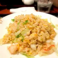 Snapdishの料理写真:海鮮入りレタスチャーハン|マイコさん